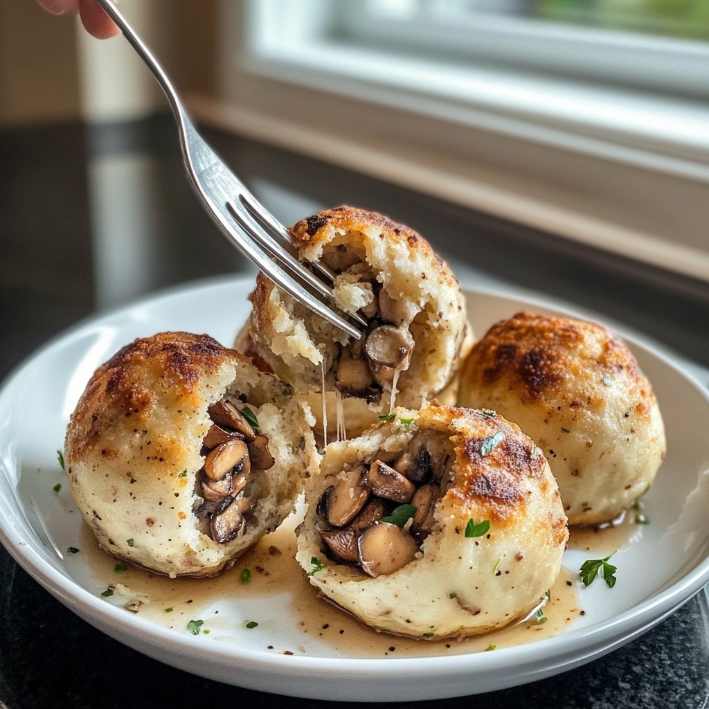Vegane Gefüllte Kartoffelknödel