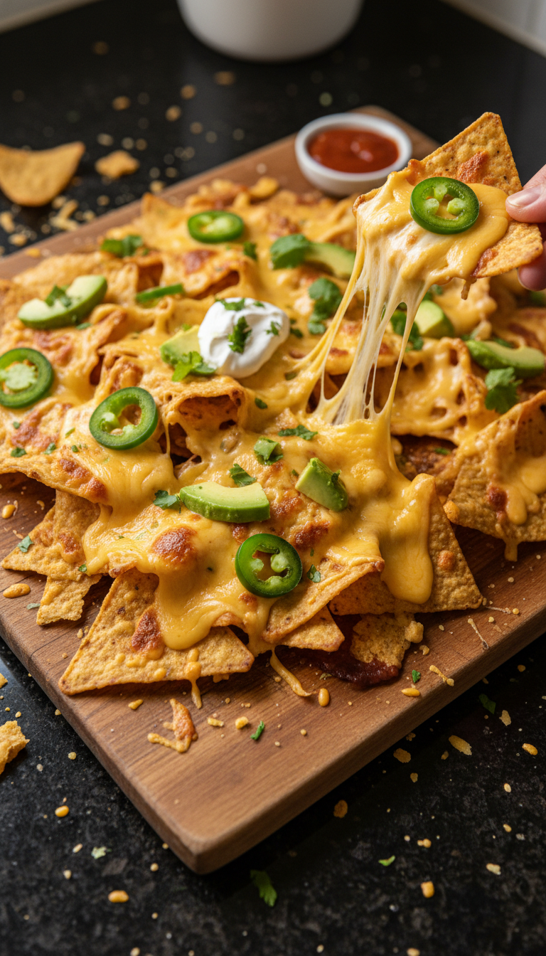 Fiesta Stil Voll Beladene Nachos​