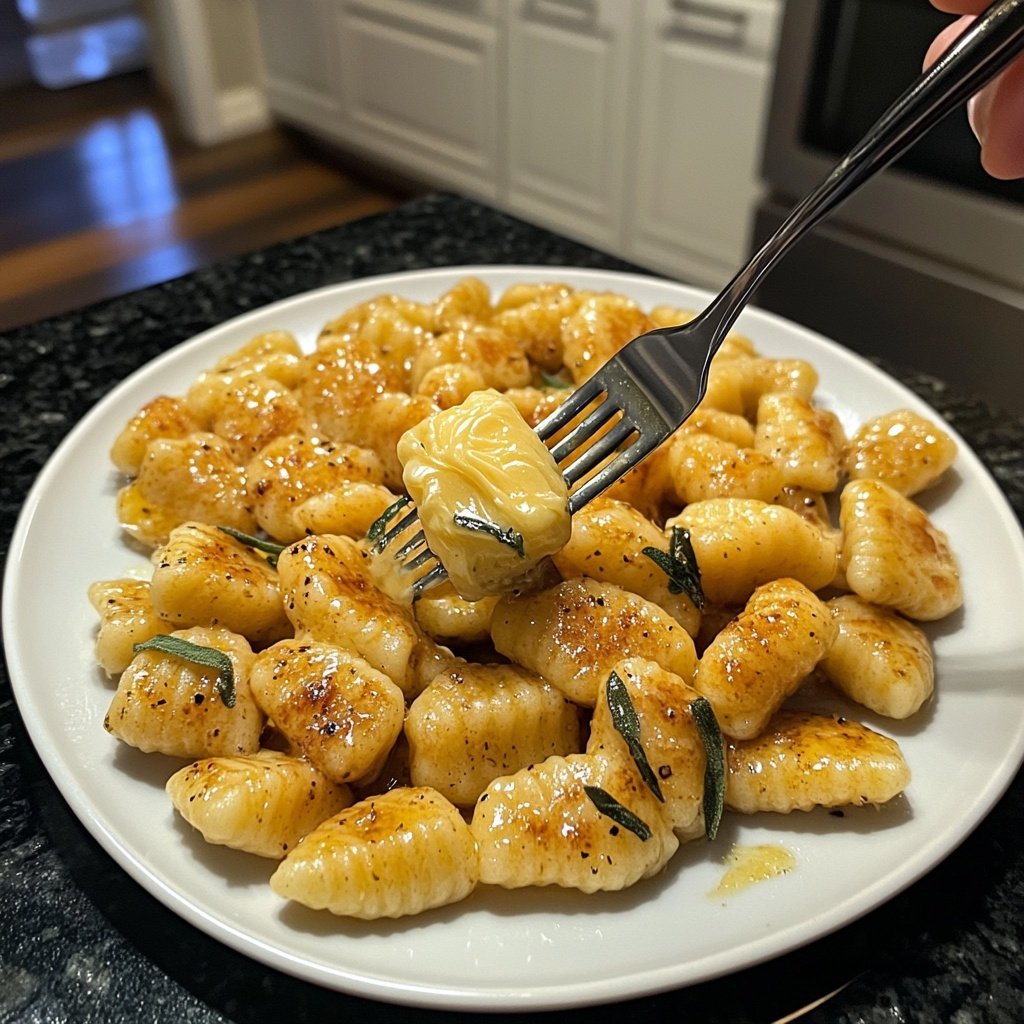 Kürbisgnocchi mit Salbeibutter