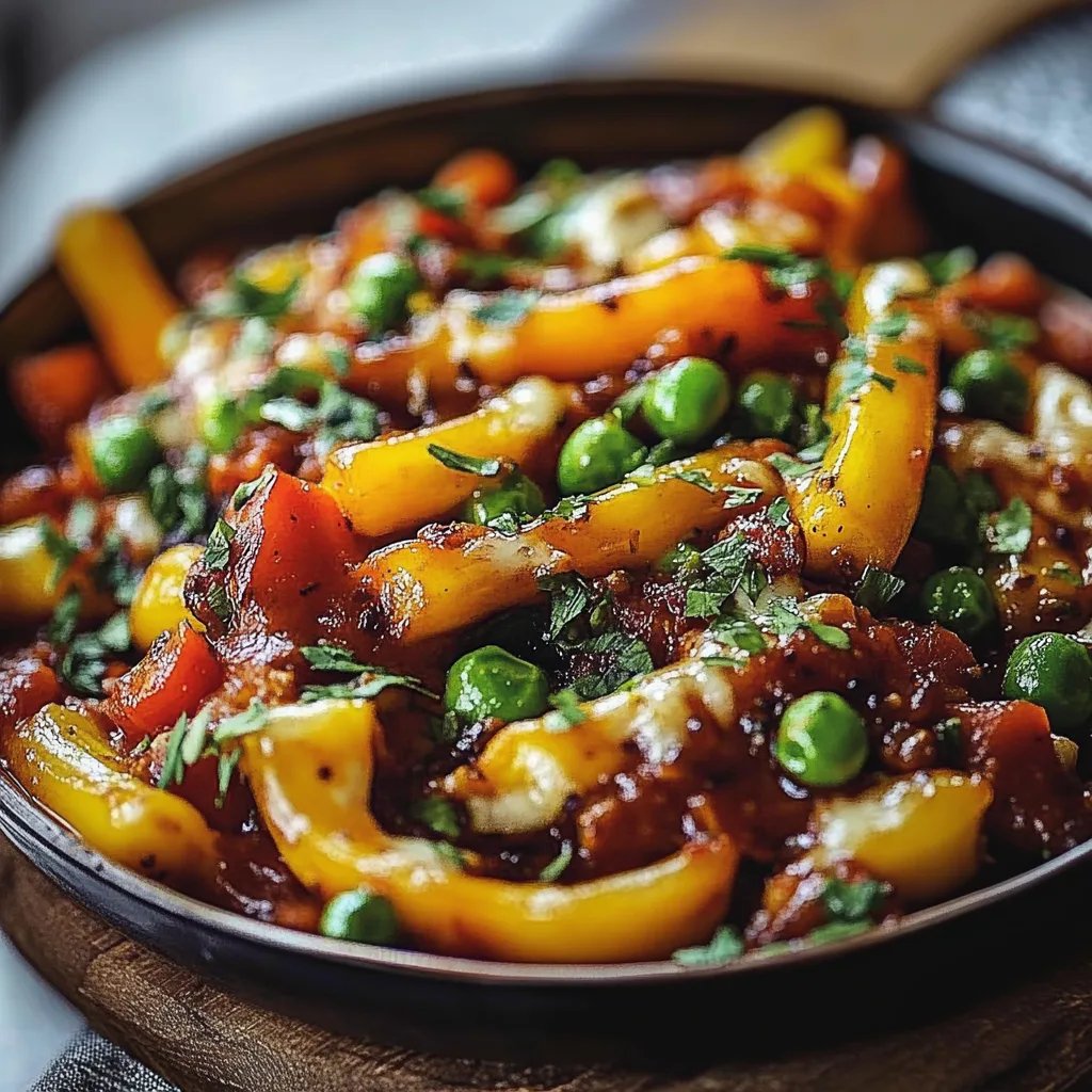 Bunter Gemüse-Hack-Auflauf