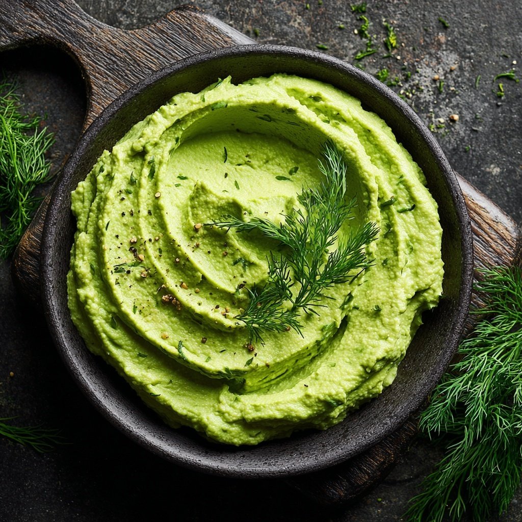 Avocado Dip mit Dill