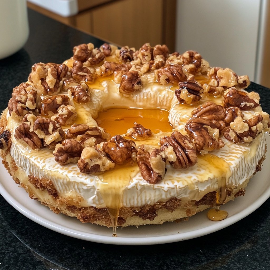 Gebackener Brie Honig Walnuss