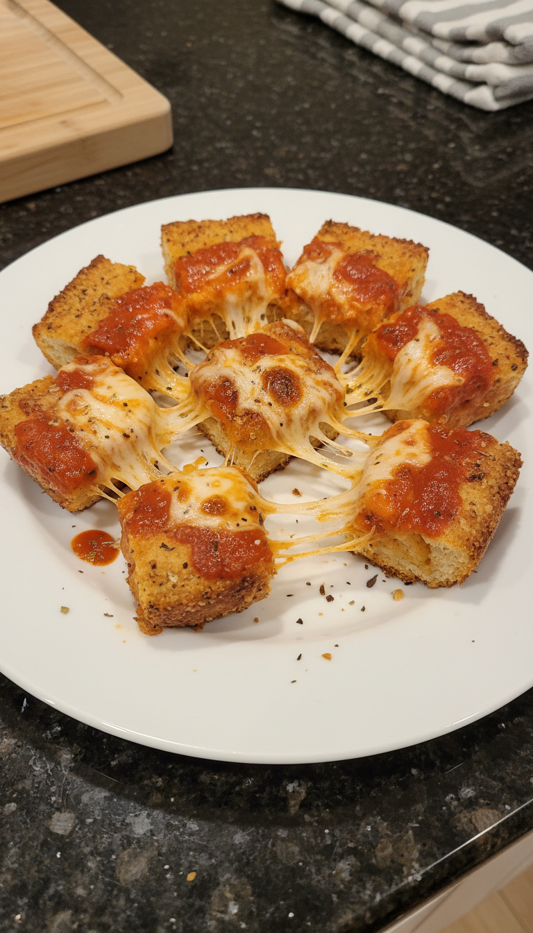 Buffalo Hähnchen Pizza Pops