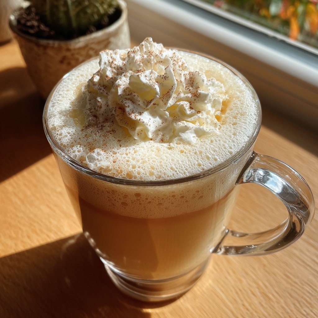 Eierpunsch mit weißer Schokolade