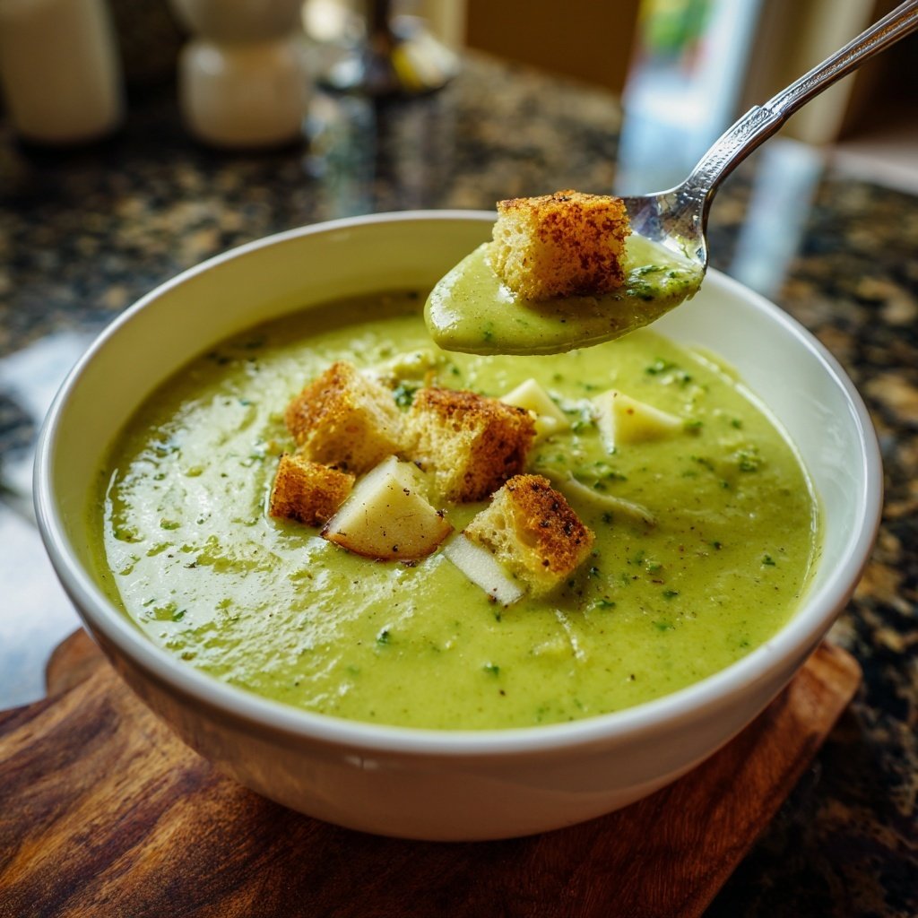 Brokkoli-Apfel-Suppe-Sensation