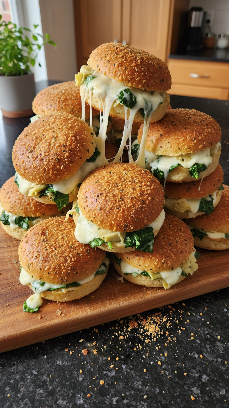 Spinat Artischocken Slider