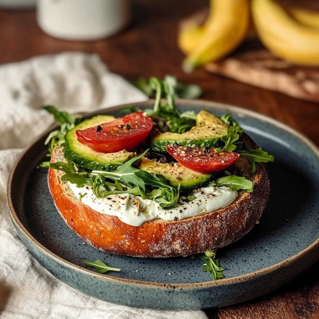Vegansk dillfärskost- och avokadobagel: Ett underbart ultimat recept