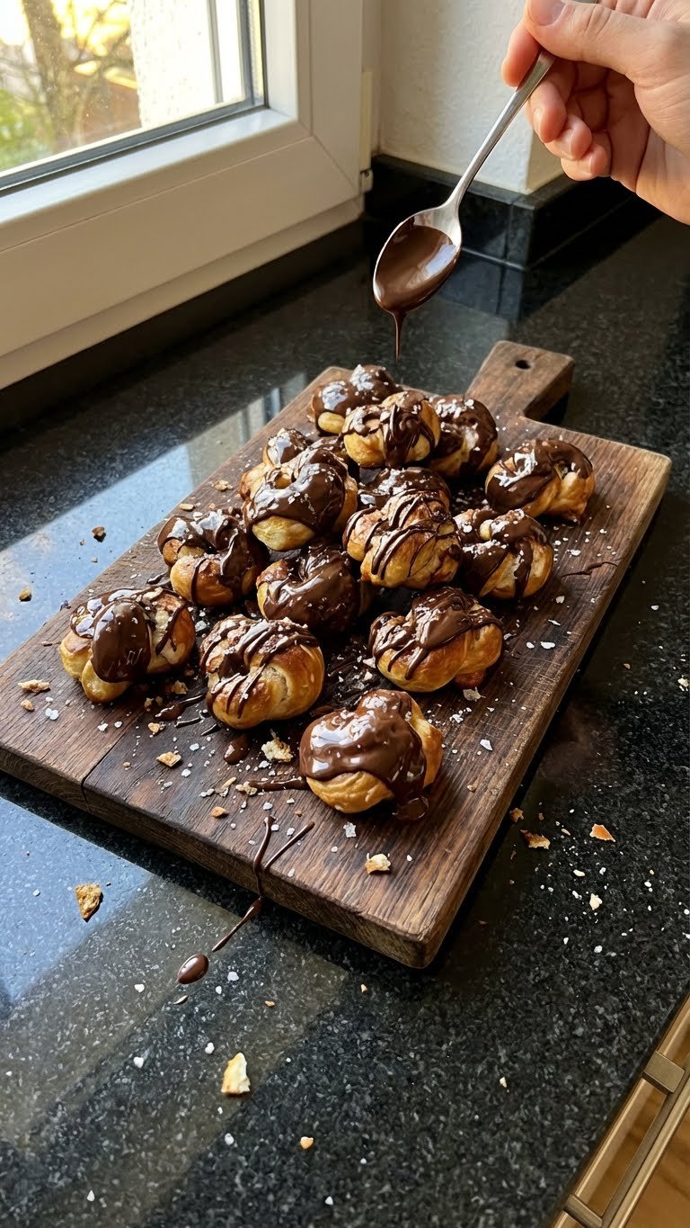 Dekadente Schoko Brezel Happen