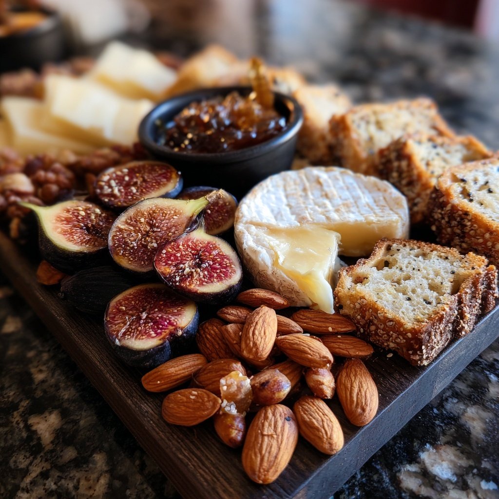 Süßes und herzhaftes Charcuterie-Brett