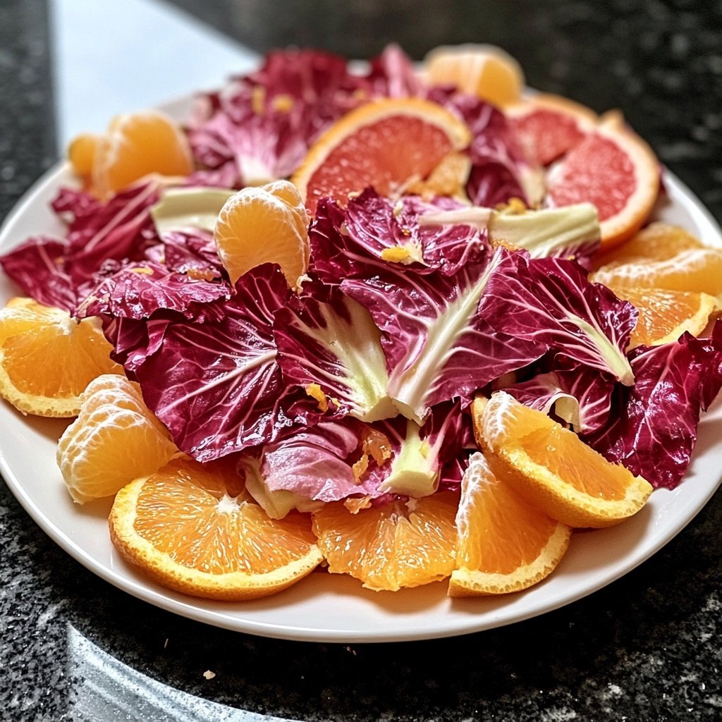 Radicchio mit Zitrusfrüchten