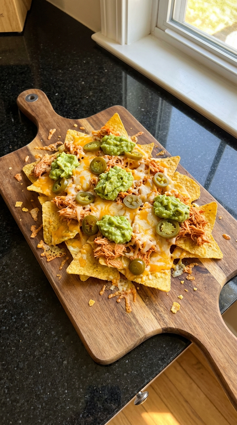 Chipotle Hähnchen Voll Beladene Nachos​