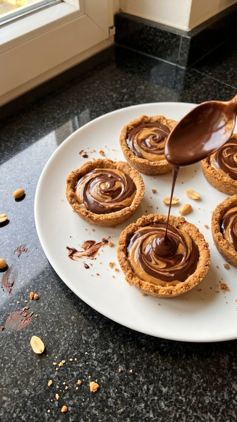 Mini Erdnussbutter Törtchen