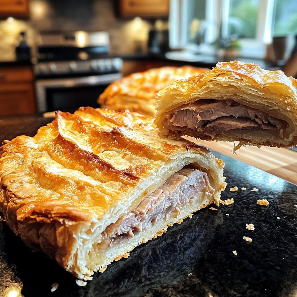 Schweinefilet im Blätterteig