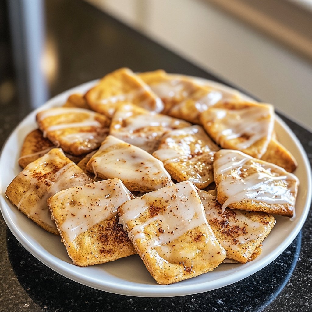 Glasierte Spekulatiusplätzchen