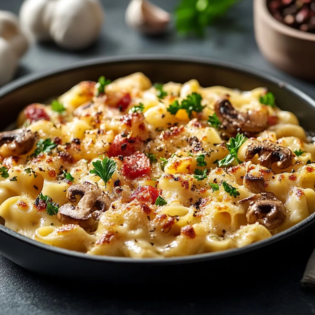 Rosenkohl-Spätzle-Auflauf