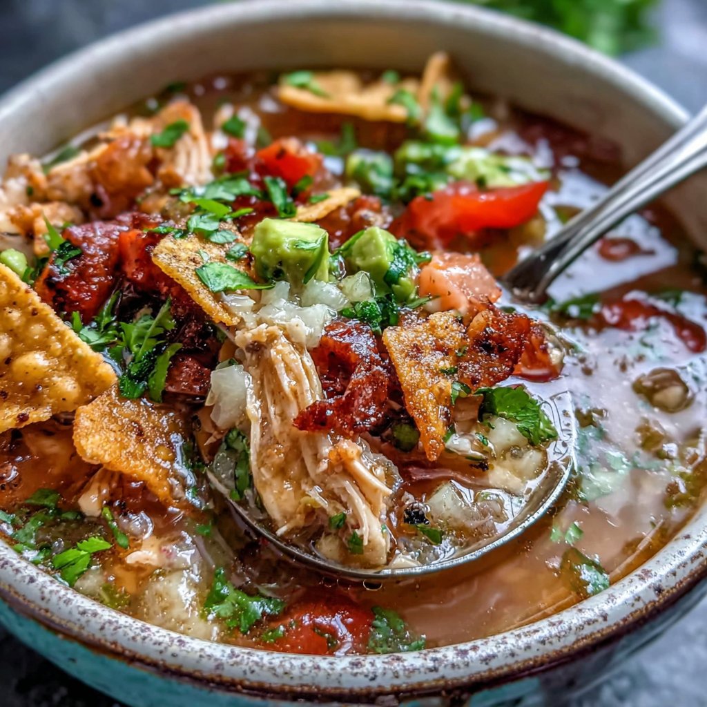 Hähnchen Tortilla Suppe Protein