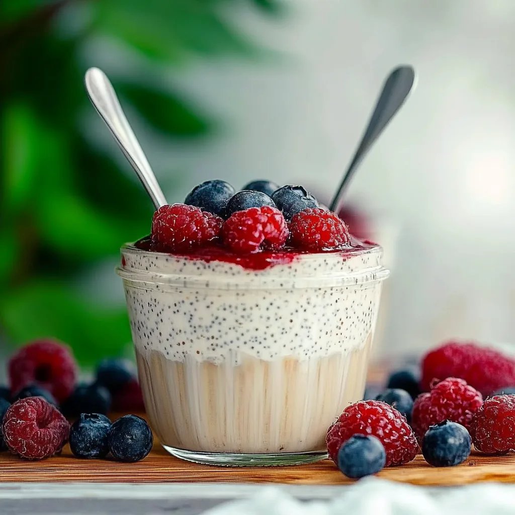 Övernattning Havregryn med fryst frukt: Ett fantastiskt ultimat recept