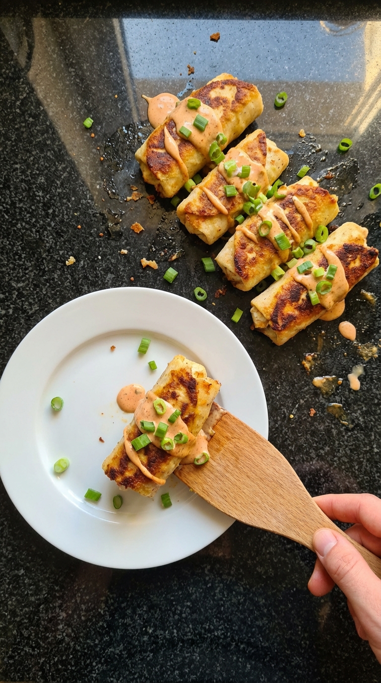 Würzige Ranch Hähnchen Röllchen​