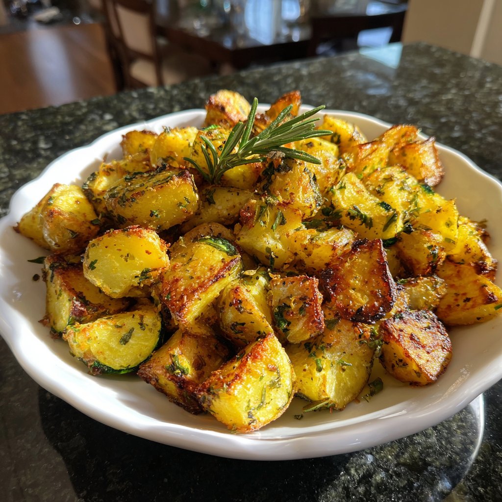 Airfryer Zitronen Zucchini Kartoffeln