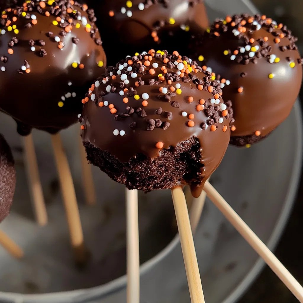 Schokoladen-Cake-Pops
