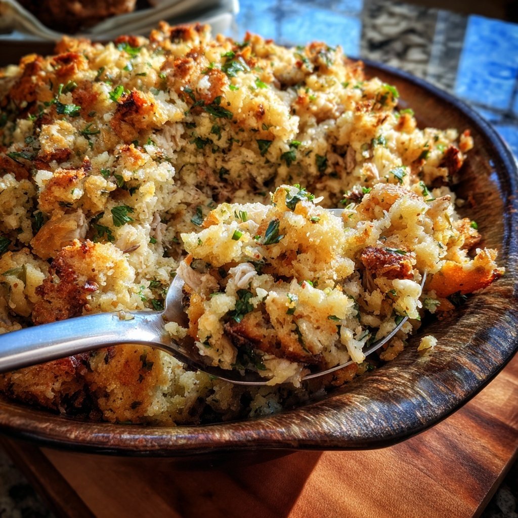 Herzhafte Puten- und Reisfüllung