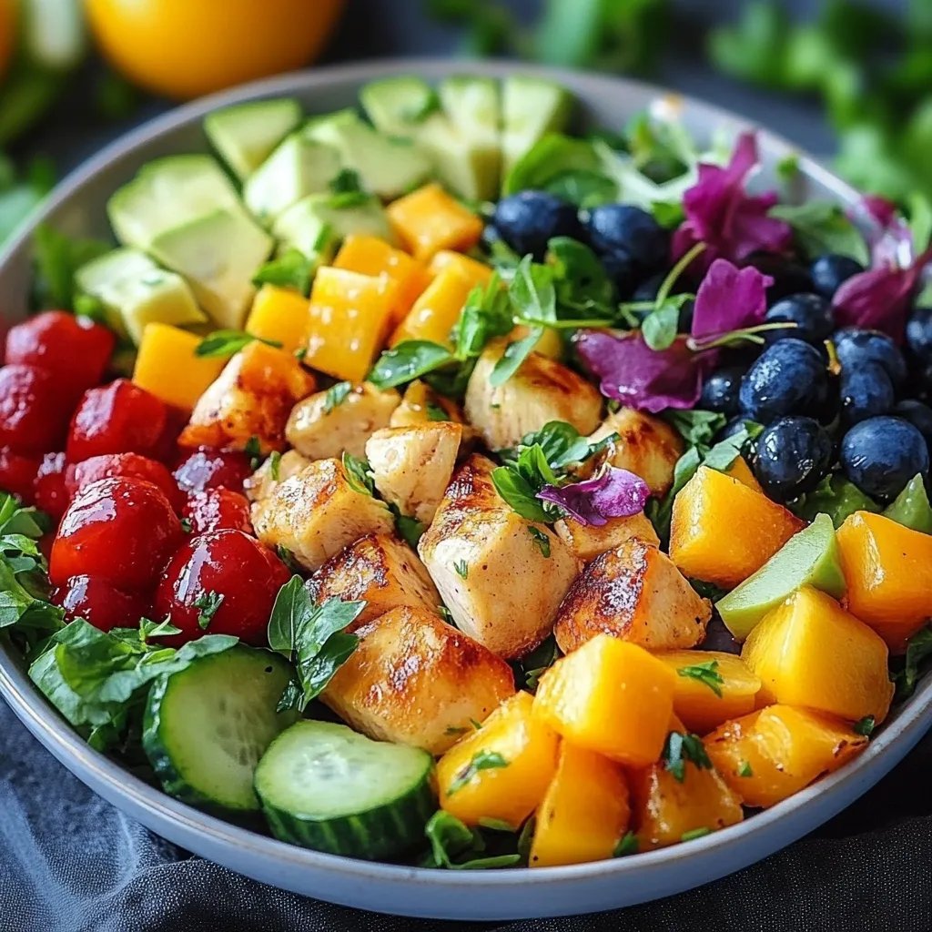 Hawaiianischer Hühnersalat – Fruchtig, cremig und einfach lecker!