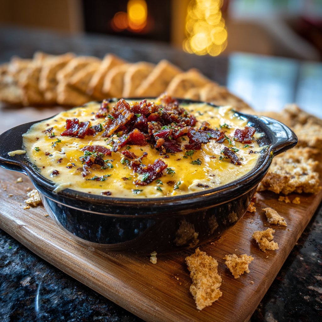 Irischer Cheddar Speck Dip