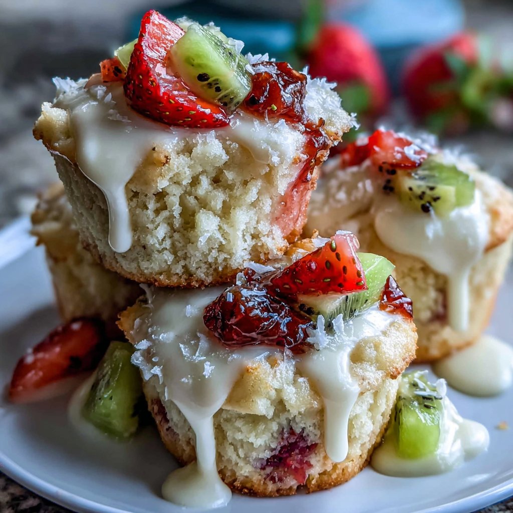 Fruchtige Quark-Frühlings-Cupcakes