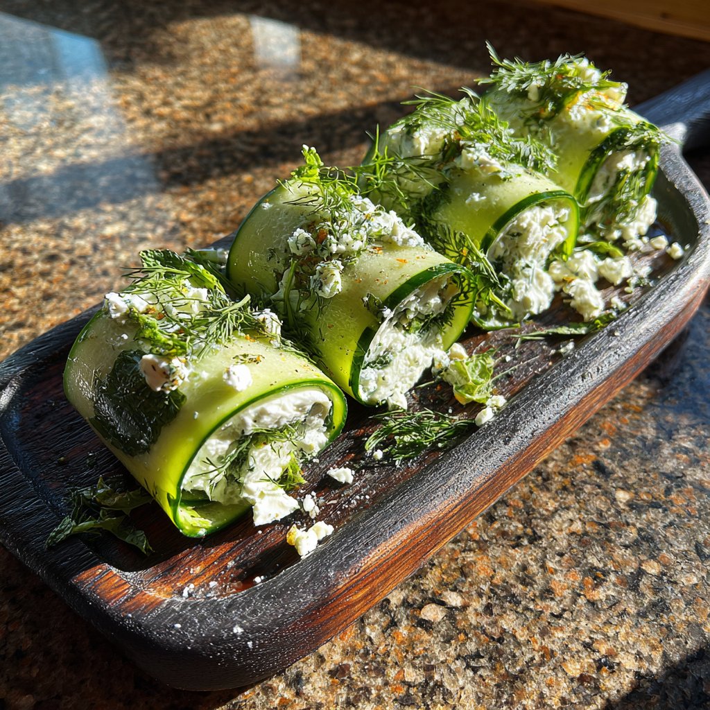 Gurken Dill Minze Rolls
