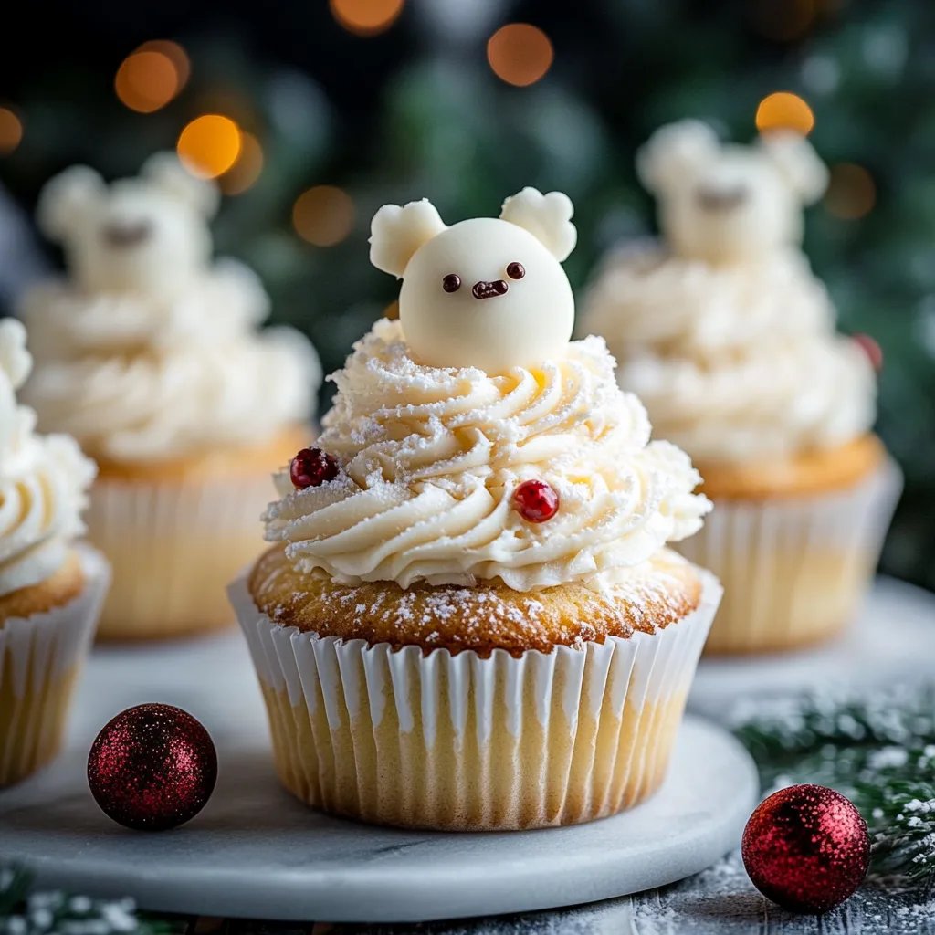 Weihnachts-Eisbär-Cupcakes: Ein Unglaublich Ultimatives Rezept für 10 Personen