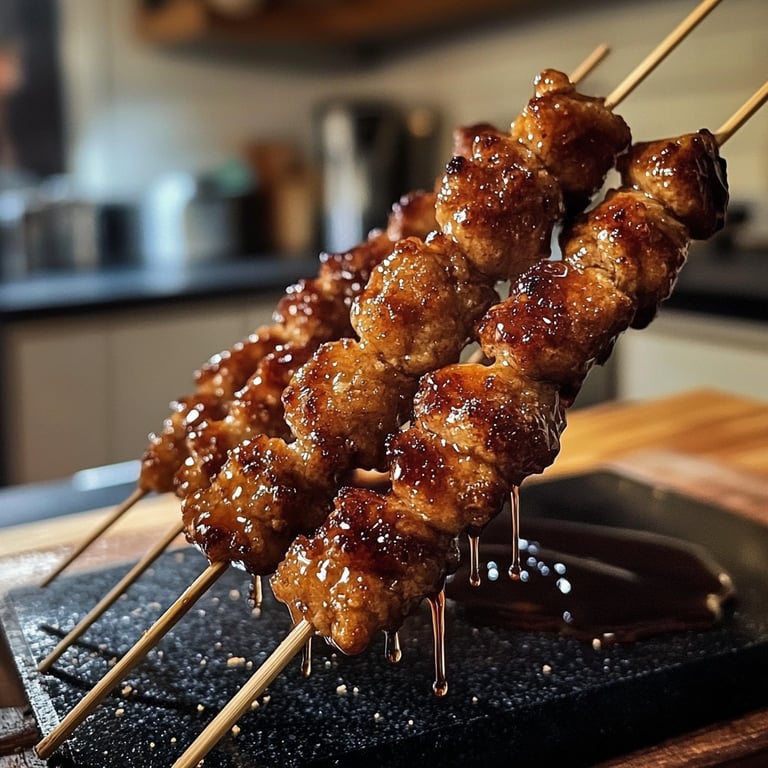 Rosenkohl-Spieße mit Ahornsirup