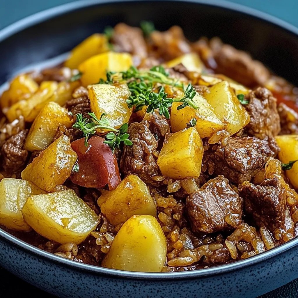 Curryreis mit Hackfleisch