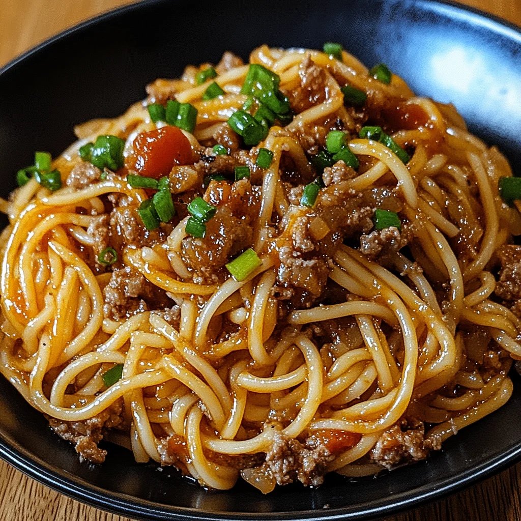 Asiatiskt nötköttspaghetti: En fantastisk ultimata receptguide