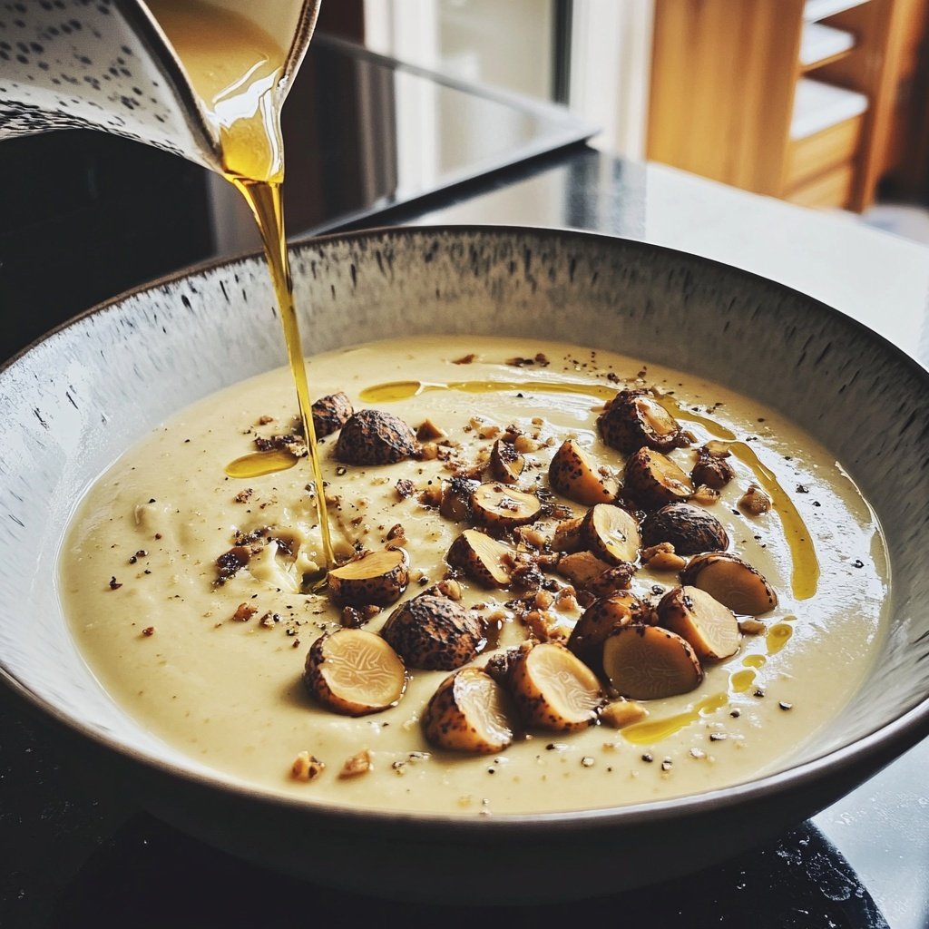 Warme Maronencremesuppe